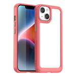 غطاء هاتف أكريليك + TPU من سلسلة ملونة، لهاتف iPhone 15