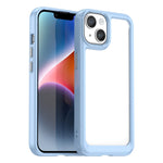 غطاء هاتف أكريليك + TPU من سلسلة ملونة، لهاتف iPhone 15