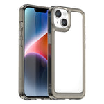 غطاء هاتف أكريليك + TPU من سلسلة ملونة، لهاتف iPhone 15