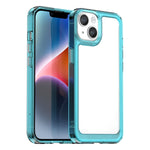 غطاء هاتف أكريليك + TPU من سلسلة ملونة، لهاتف iPhone 15