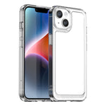 غطاء هاتف أكريليك + TPU من سلسلة ملونة، لهاتف iPhone 15