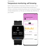 ساعة ذكية صحية بشاشة TFT بحجم 1.85 بوصة مع حزام سيليكون GT22، تدعم مكالمات بلوتوث / قياس أكسجين الدم على المرتفعات / درجة حرارة الجسم / اضطراب نظم القلب / مراقبة معدل ضربات القلب TI، حزام سيليكون (أسود)، حزام سيليكون (أسود فضي)