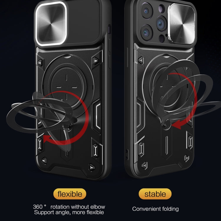 غطاء هاتف بممسك مغناطيسي منزلق بنقشة CD، لهواتف iPhone 14 Pro Max، iPhone 13 Pro Max، iPhone 13 Pro، iPhone 13، iPhone 12، iPhone 12 Pro Max، iPhone 12 Pro، iPhone 11 Pro Max