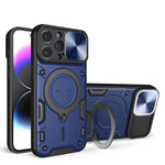 غطاء هاتف بممسك مغناطيسي منزلق بنقشة CD، لهواتف iPhone 14 Pro Max، iPhone 13 Pro Max، iPhone 13 Pro، iPhone 13، iPhone 12، iPhone 12 Pro Max، iPhone 12 Pro، iPhone 11 Pro Max