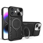 غطاء هاتف بممسك مغناطيسي منزلق بنقشة CD، لهواتف iPhone 17e / 16e، iPhone 17 Pro Max، iPhone 17 Pro، iPhone 17، iPhone Air، iPhone 16 Pro Max، iPhone 16 Pro، iPhone 16 Plus
