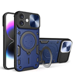 غطاء هاتف بممسك مغناطيسي منزلق بنقشة CD، لهواتف iPhone 17e / 16e، iPhone 17 Pro Max، iPhone 17 Pro، iPhone 17، iPhone Air، iPhone 16 Pro Max، iPhone 16 Pro، iPhone 16 Plus