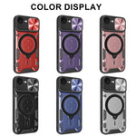 غطاء هاتف بممسك مغناطيسي منزلق بنقشة CD، لهواتف iPhone 17e / 16e، iPhone 17 Pro Max، iPhone 17 Pro، iPhone 17، iPhone Air، iPhone 16 Pro Max، iPhone 16 Pro، iPhone 16 Plus