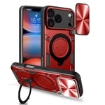 غطاء هاتف بممسك مغناطيسي منزلق بنقشة CD، لهواتف iPhone 17e / 16e، iPhone 17 Pro Max، iPhone 17 Pro، iPhone 17، iPhone Air، iPhone 16 Pro Max، iPhone 16 Pro، iPhone 16 Plus
