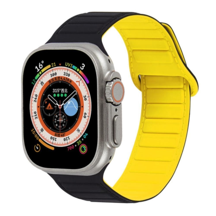 سوار ساعة سيليكون مغناطيسي حلقي، لساعة آبل 9 مقاس 41مم، لساعة آبل ألترا 49مم، لساعة آبل 8 مقاس 41مم