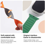 Loop Magnetic Silicone Watch Band, For Apple Watch Series 10 46mm, For Apple Watch Series 10 42mm, For Apple Watch SE 2023 44mm