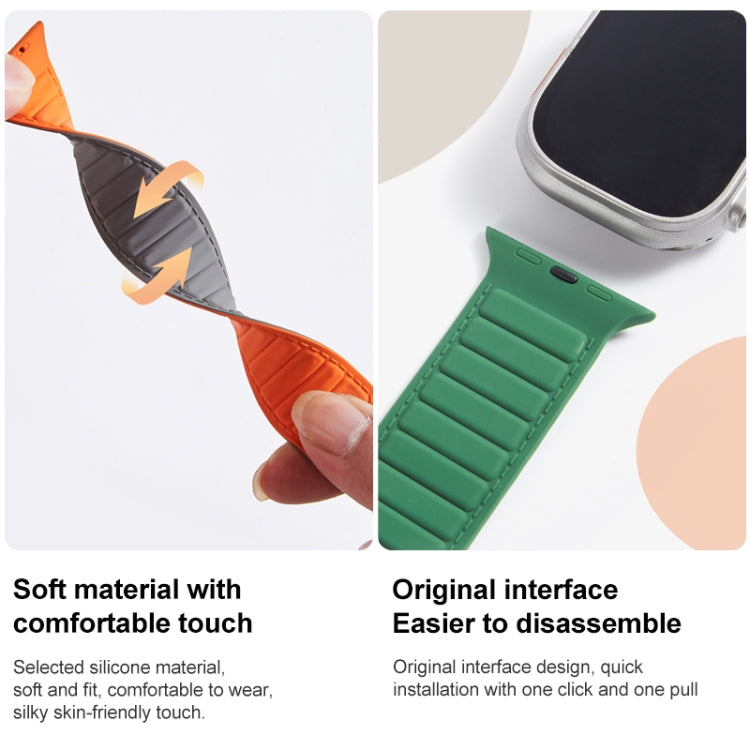 Loop Magnetic Silicone Watch Band, For Apple Watch Series 10 46mm, For Apple Watch Series 10 42mm, For Apple Watch SE 2023 44mm