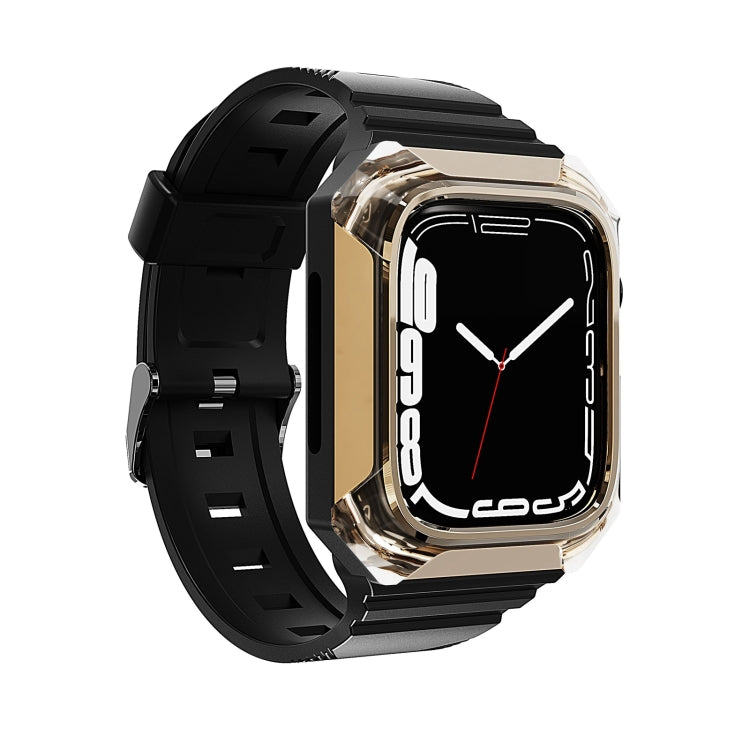 Armor Case Integrated TPU Watch Band, For Apple Watch SE 2025 / 2023 44mm, For Apple Watch SE 2025 / 2023 40mm, For Apple Watch Series 11 / 10 42mm, For Apple Watch Ultra 3 / 2 49mm, For Apple Watch 9 45mm, For Apple Watch 9 41mm                       ...