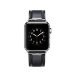 سوار ساعة من جلد الحصان المجنون عالي الجودة، لسلسلة Apple Watch 7 مقاس 41مم / 6 و SE و 5 و 4 مقاس 40مم / 3 و 2 و 1 مقاس 38مم، لسلسلة Apple Watch 7 مقاس 45مم / 6 و SE و 5 و 4 مقاس 44مم / 3 و 2 و 1 مقاس 42مم