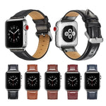 سوار ساعة من جلد الحصان المجنون عالي الجودة، لسلسلة Apple Watch 7 مقاس 41مم / 6 و SE و 5 و 4 مقاس 40مم / 3 و 2 و 1 مقاس 38مم، لسلسلة Apple Watch 7 مقاس 45مم / 6 و SE و 5 و 4 مقاس 44مم / 3 و 2 و 1 مقاس 42مم