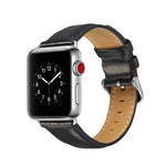 سوار ساعة من جلد الحصان المجنون عالي الجودة، لسلسلة Apple Watch 7 مقاس 41مم / 6 و SE و 5 و 4 مقاس 40مم / 3 و 2 و 1 مقاس 38مم، لسلسلة Apple Watch 7 مقاس 45مم / 6 و SE و 5 و 4 مقاس 44مم / 3 و 2 و 1 مقاس 42مم