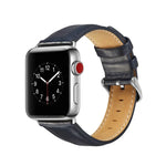 سوار ساعة من جلد الحصان المجنون عالي الجودة، لسلسلة Apple Watch 7 مقاس 41مم / 6 و SE و 5 و 4 مقاس 40مم / 3 و 2 و 1 مقاس 38مم، لسلسلة Apple Watch 7 مقاس 45مم / 6 و SE و 5 و 4 مقاس 44مم / 3 و 2 و 1 مقاس 42مم