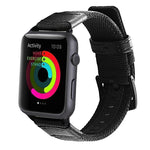 سوار ساعة نايلون، لسلسلة Apple Watch 7 مقاس 41مم / 6 و SE و 5 و 4 مقاس 40مم / 3 و 2 و 1 مقاس 38مم، لسلسلة Apple Watch 7 مقاس 45مم / 6 و SE و 5 و 4 مقاس 44مم / 3 و 2 و 1 مقاس 42مم