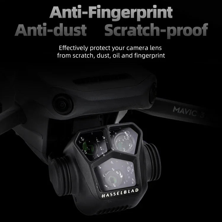 مجموعة من قطعتين من فيلم زجاج مقسى مقاوم للانفجار بدقة HD من Sunnylife M3P-BHM578، Sunnylife لـ DJI Mavic 3 Pro