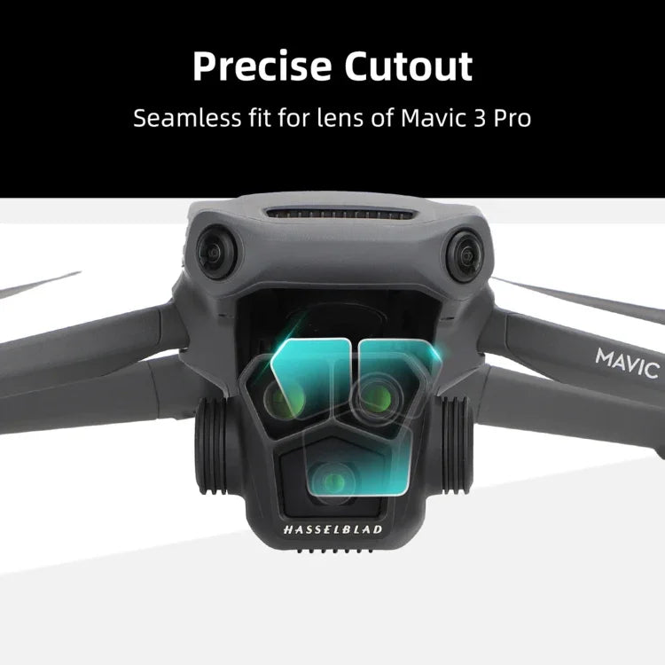 مجموعة من قطعتين من فيلم زجاج مقسى مقاوم للانفجار بدقة HD من Sunnylife M3P-BHM578، Sunnylife لـ DJI Mavic 3 Pro