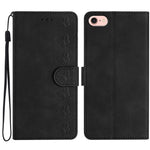 غطاء هاتف من الجلد بنقشة سبع فراشات بارزة، لهواتف iPhone 16e / 17e، iPhone 17 Pro Max، iPhone 17 Pro، iPhone 17، iPhone Air، iPhone 16 Pro Max، iPhone 16 Pro، iPhone 16 Plus
