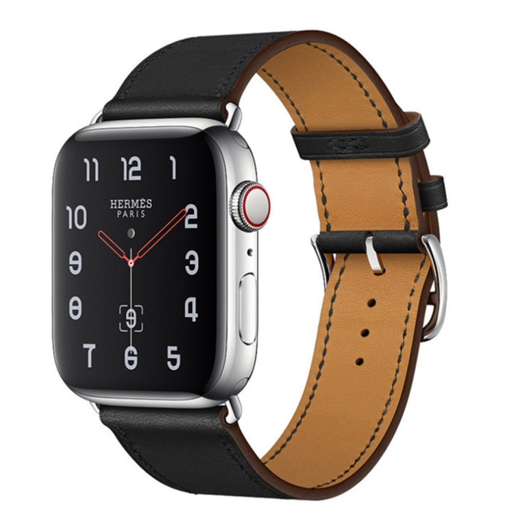 سوار ساعة بديل من الجلد، لسلسلة Apple Watch 7 مقاس 41مم / 6 و SE و 5 و 4 مقاس 40مم / 3 و 2 و 1 مقاس 38مم، لسلسلة Apple Watch 7 مقاس 45مم / 6 و SE و 5 و 4 مقاس 44مم / 3 و 2 و 1 مقاس 42مم