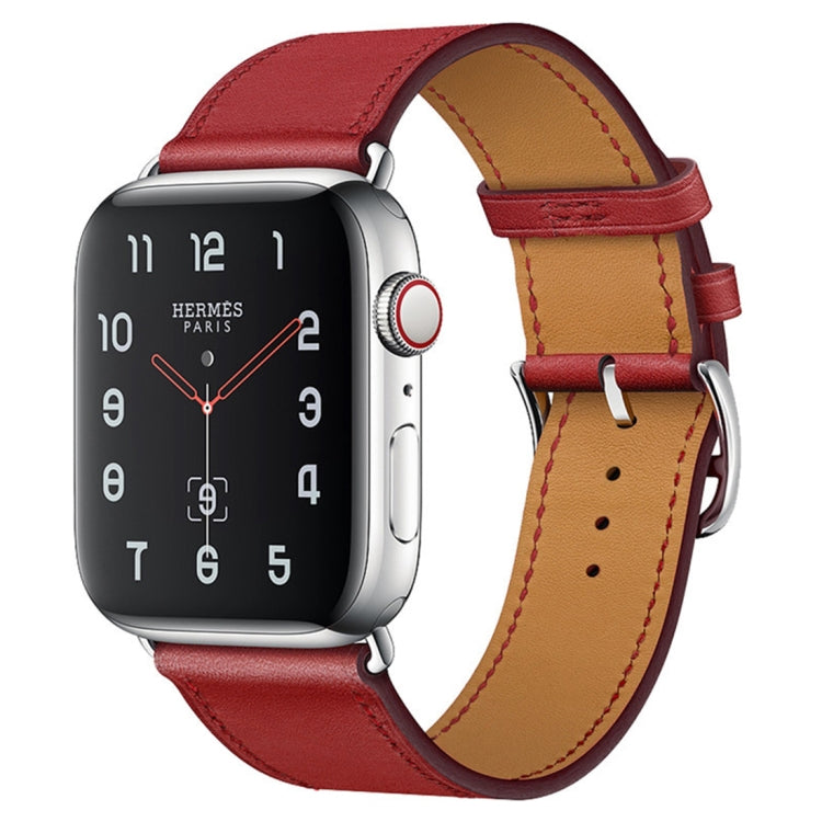 سوار ساعة بديل من الجلد، لسلسلة Apple Watch 7 مقاس 41مم / 6 و SE و 5 و 4 مقاس 40مم / 3 و 2 و 1 مقاس 38مم، لسلسلة Apple Watch 7 مقاس 45مم / 6 و SE و 5 و 4 مقاس 44مم / 3 و 2 و 1 مقاس 42مم