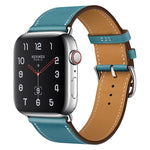 سوار ساعة بديل من الجلد، لسلسلة Apple Watch 7 مقاس 41مم / 6 و SE و 5 و 4 مقاس 40مم / 3 و 2 و 1 مقاس 38مم، لسلسلة Apple Watch 7 مقاس 45مم / 6 و SE و 5 و 4 مقاس 44مم / 3 و 2 و 1 مقاس 42مم