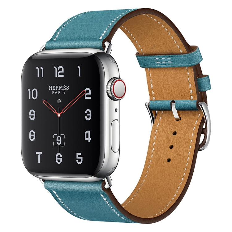 سوار ساعة بديل من الجلد، لسلسلة Apple Watch 7 مقاس 41مم / 6 و SE و 5 و 4 مقاس 40مم / 3 و 2 و 1 مقاس 38مم، لسلسلة Apple Watch 7 مقاس 45مم / 6 و SE و 5 و 4 مقاس 44مم / 3 و 2 و 1 مقاس 42مم