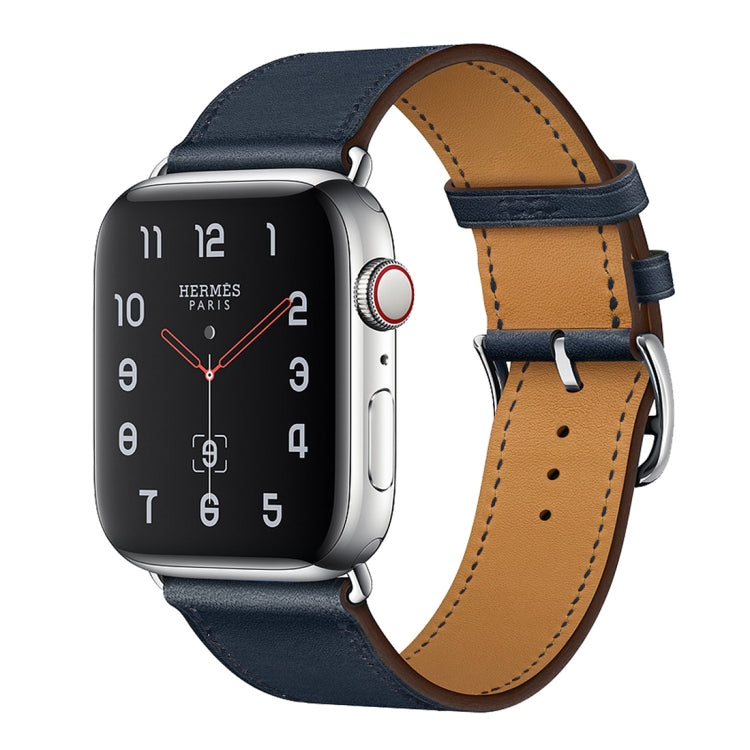 سوار ساعة بديل من الجلد، لسلسلة Apple Watch 7 مقاس 41مم / 6 و SE و 5 و 4 مقاس 40مم / 3 و 2 و 1 مقاس 38مم، لسلسلة Apple Watch 7 مقاس 45مم / 6 و SE و 5 و 4 مقاس 44مم / 3 و 2 و 1 مقاس 42مم
