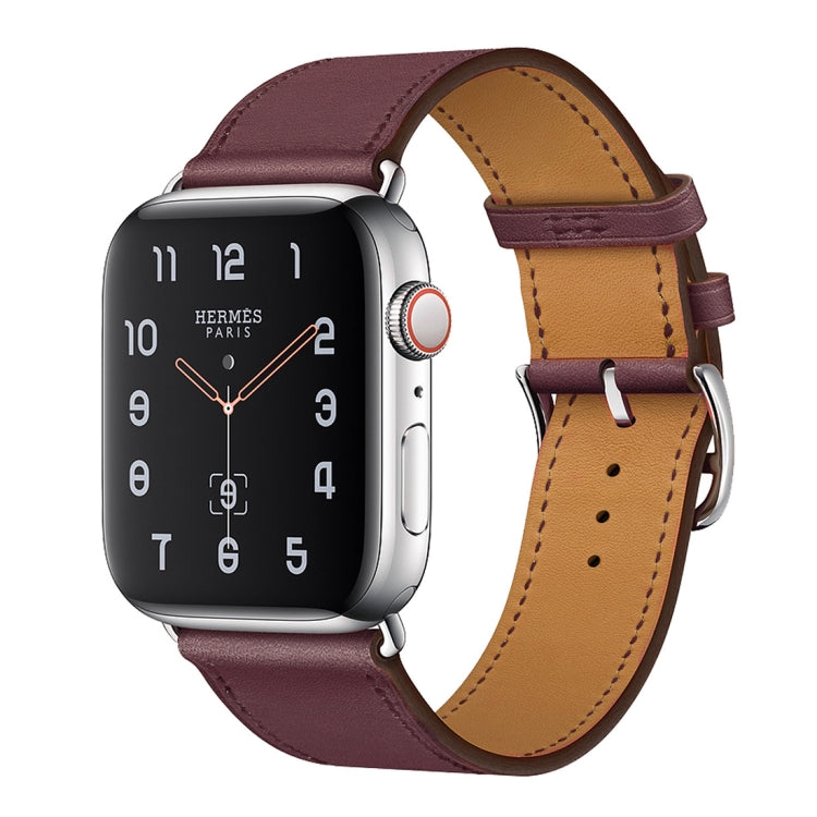 سوار ساعة بديل من الجلد، لسلسلة Apple Watch 7 مقاس 41مم / 6 و SE و 5 و 4 مقاس 40مم / 3 و 2 و 1 مقاس 38مم، لسلسلة Apple Watch 7 مقاس 45مم / 6 و SE و 5 و 4 مقاس 44مم / 3 و 2 و 1 مقاس 42مم