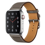 سوار ساعة بديل من الجلد، لسلسلة Apple Watch 7 مقاس 41مم / 6 و SE و 5 و 4 مقاس 40مم / 3 و 2 و 1 مقاس 38مم، لسلسلة Apple Watch 7 مقاس 45مم / 6 و SE و 5 و 4 مقاس 44مم / 3 و 2 و 1 مقاس 42مم