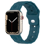 Football Texture Silicone Watch Band, For Apple Watch Series 10 46mm, For Apple Watch Series 10 42mm, For Apple Watch SE 2023 44mm, For Apple Watch SE 2023 40mm
