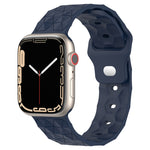 Football Texture Silicone Watch Band, For Apple Watch Series 10 46mm, For Apple Watch Series 10 42mm, For Apple Watch SE 2023 44mm, For Apple Watch SE 2023 40mm