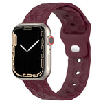 Football Texture Silicone Watch Band, For Apple Watch Ultra 2 49mm, For Apple Watch 9 45mm, For Apple Watch 9 41mm, For Apple Watch Ultra 49mm