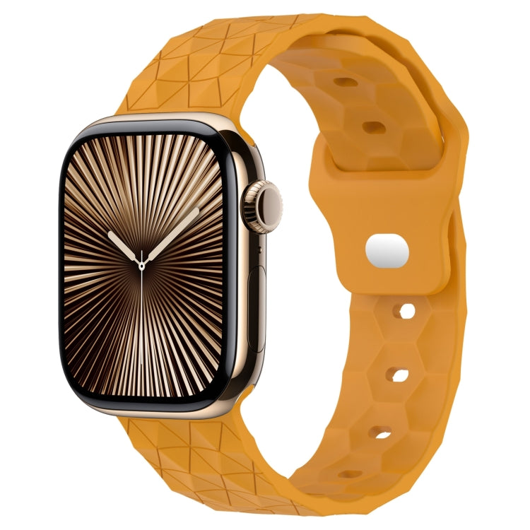 Football Texture Silicone Watch Band, For Apple Watch Series 10 46mm, For Apple Watch Series 10 42mm, For Apple Watch SE 2023 44mm, For Apple Watch SE 2023 40mm