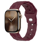 Football Texture Silicone Watch Band, For Apple Watch Series 10 46mm, For Apple Watch Series 10 42mm, For Apple Watch SE 2023 44mm, For Apple Watch SE 2023 40mm