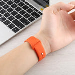 حزام ساعة بديل من السيليكون، قسم قصير (للنساء)، لساعات Apple Watch Series 8&7 بحجم 41 مم / SE 2&6&SE&5&4 بحجم 40 مم / 3&2&1 بحجم 38 مم