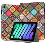 غطاء لوحي ذكي من الجلد المرسوم، لجهاز iPad mini 6 / mini 2024، لجهاز iPad Pro 11 2022 / 2021 / 2020، لجهاز iPad الجيل العاشر 10.9 2022، لجهاز iPad 10.2 2021 / 2020، لجهاز iPad mini 5 / 4 / 3 / 2 / 1، لجهاز iPad Air / Air 2 / 9.7 2017 / 2018