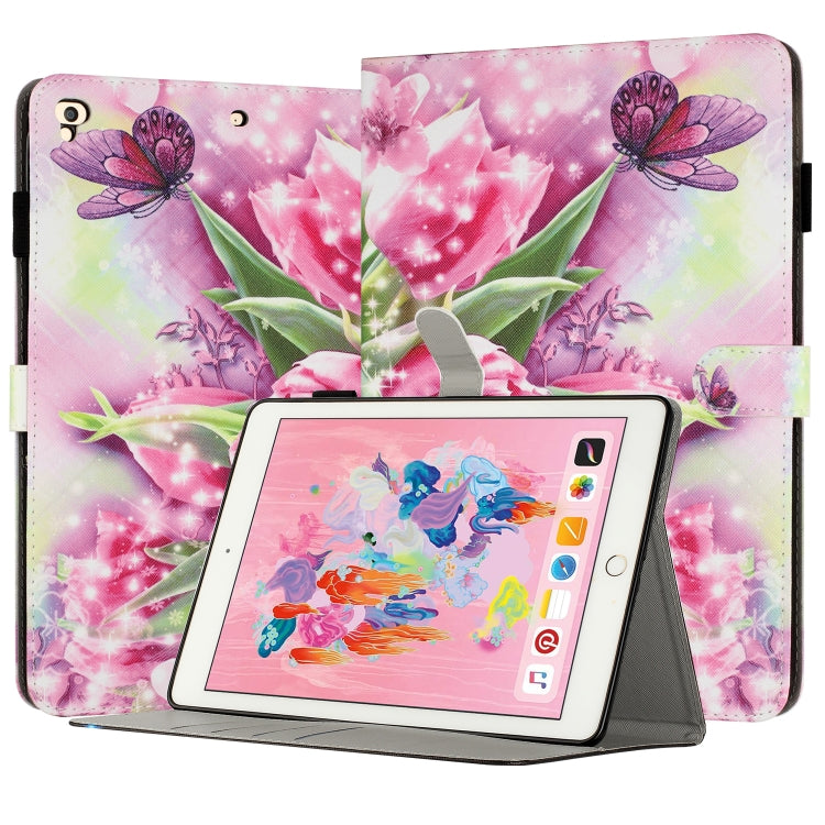 غطاء لوحي ذكي من الجلد المرسوم، لجهاز iPad mini 6 / mini 2024، لجهاز iPad Pro 11 2022 / 2021 / 2020، لجهاز iPad الجيل العاشر 10.9 2022، لجهاز iPad 10.2 2021 / 2020، لجهاز iPad mini 5 / 4 / 3 / 2 / 1، لجهاز iPad Air / Air 2 / 9.7 2017 / 2018