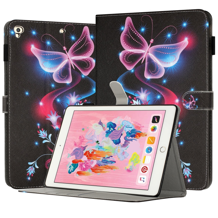غطاء لوحي ذكي من الجلد المرسوم، لجهاز iPad mini 6 / mini 2024، لجهاز iPad Pro 11 2022 / 2021 / 2020، لجهاز iPad الجيل العاشر 10.9 2022، لجهاز iPad 10.2 2021 / 2020، لجهاز iPad mini 5 / 4 / 3 / 2 / 1، لجهاز iPad Air / Air 2 / 9.7 2017 / 2018