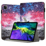 غطاء لوحي ذكي من الجلد المرسوم، لجهاز iPad mini 6 / mini 2024، لجهاز iPad Pro 11 2022 / 2021 / 2020، لجهاز iPad الجيل العاشر 10.9 2022، لجهاز iPad 10.2 2021 / 2020، لجهاز iPad mini 5 / 4 / 3 / 2 / 1، لجهاز iPad Air / Air 2 / 9.7 2017 / 2018