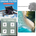 فلتر عدسة JSR GB 8 في 1 CPL ND8 ND16 ND32 ND64 STAR ND1000 NIGHT، 8 في 1 لـ DJI Mavic 3 Pro