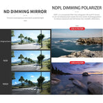فلتر عدسة JSR GB 8 في 1 CPL ND8 ND16 ND32 ND64 STAR ND1000 NIGHT، 8 في 1 لـ DJI Mavic 3 Pro