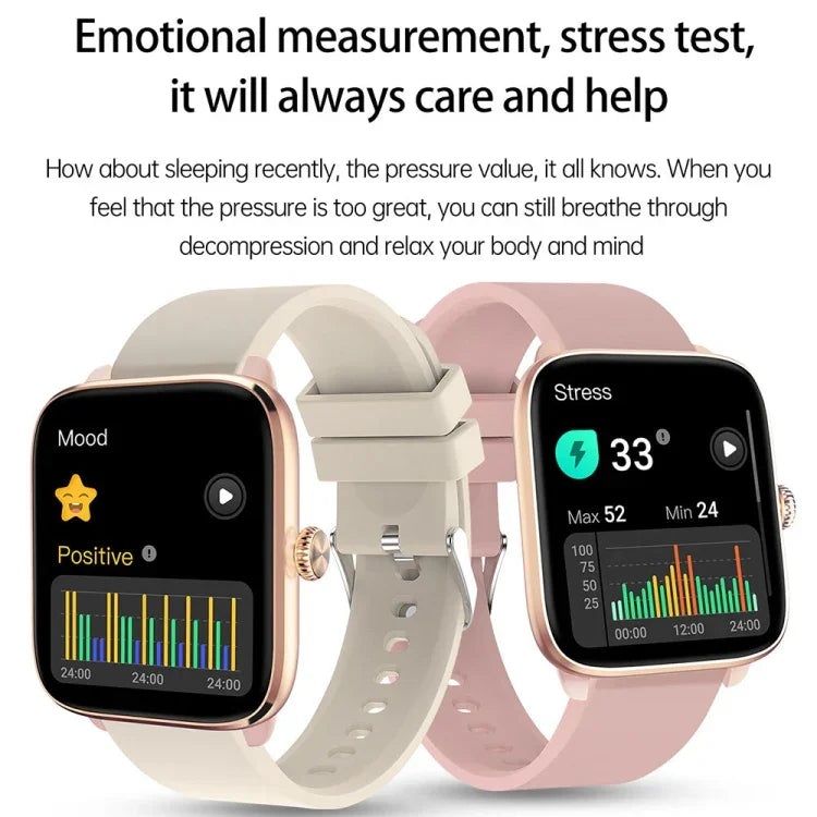 ساعة ذكية بحزام سيليكون مقاوم للماء بمعيار IP67 بحجم 1.96 بوصة T20، تدعم مكالمات بلوتوث ثنائية الوضع / مراقبة معدل ضربات القلب