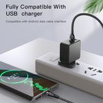 كابل شحن USB بطول 1.2م بقوة 4A إلى Type-C مزدوج + 8 بن مزدوج من YESIDO CA111