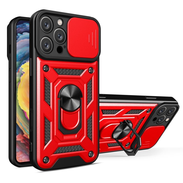 غطاء هاتف بتصميم غطاء كاميرا منزلق من TPU+PC، لهواتف iPhone 16 Pro، iPhone 16 Plus، iPhone 16، iPhone 15 Pro