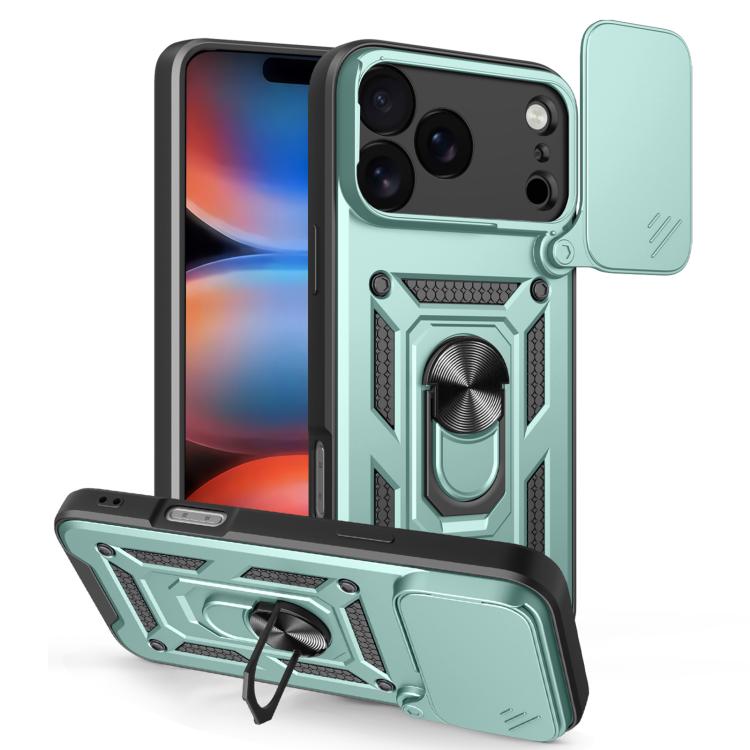 غطاء هاتف بتصميم غطاء كاميرا منزلق من TPU+PC، لهواتف iPhone 17e / 16e، iPhone 17 Pro Max، iPhone 17 Pro، iPhone 17، iPhone Air، iPhone 16 Pro Max