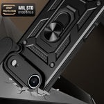 غطاء هاتف بتصميم غطاء كاميرا منزلق من TPU+PC، لهواتف iPhone 16 Pro، iPhone 16 Plus، iPhone 16، iPhone 15 Pro