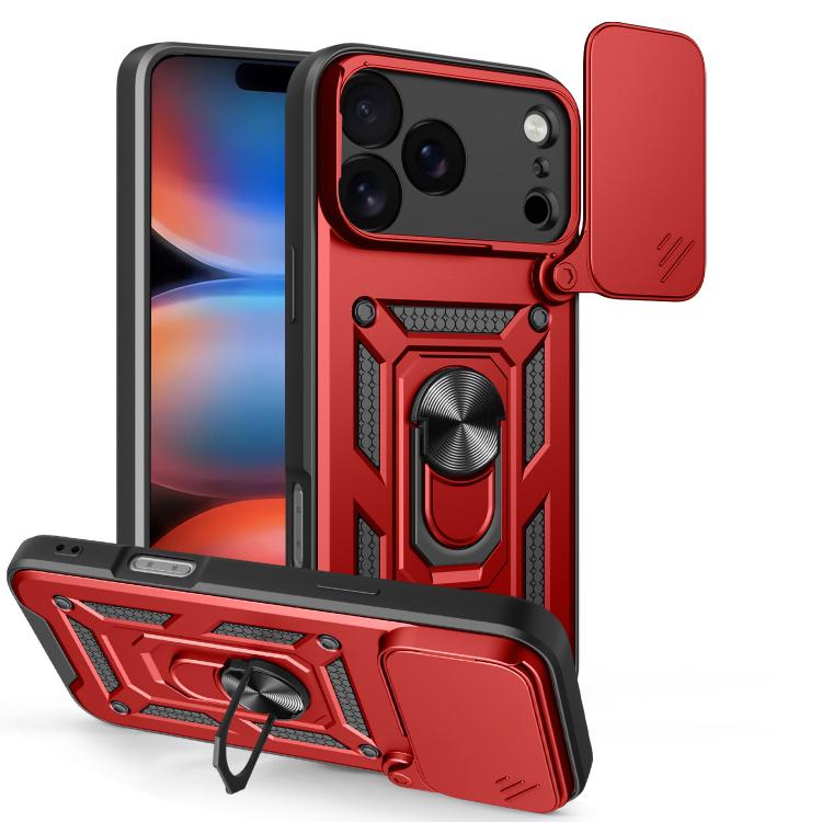 غطاء هاتف بتصميم غطاء كاميرا منزلق من TPU+PC، لهواتف iPhone 17e / 16e، iPhone 17 Pro Max، iPhone 17 Pro، iPhone 17، iPhone Air، iPhone 16 Pro Max