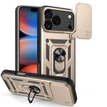 غطاء هاتف بتصميم غطاء كاميرا منزلق من TPU+PC، لهواتف iPhone 17e / 16e، iPhone 17 Pro Max، iPhone 17 Pro، iPhone 17، iPhone Air، iPhone 16 Pro Max